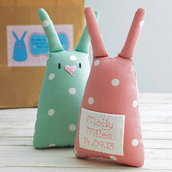 Personalised Baby Bunny Toy