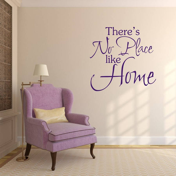 'No Place Like Home' Wall Sticker