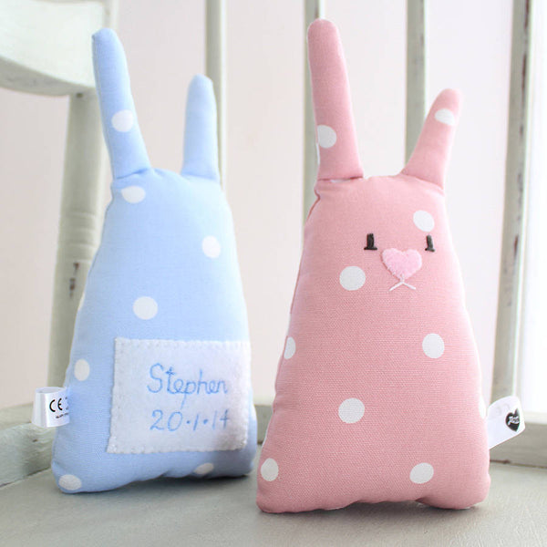 Personalised Baby Bunny Toy